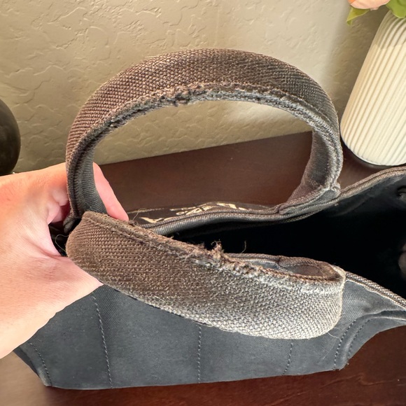 Prada Canapa small tote w/unbranded crossbody strap - Picture 12 of 15